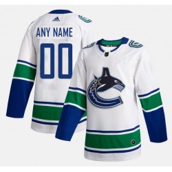 Vancouver Canucks Custom Adidas 2019-20 Authentic White NHL Jersey