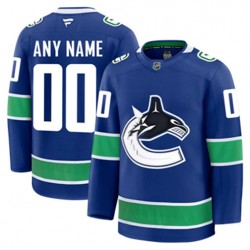Vancouver Canucks Custom Fanatics 2024-2025 Home NHL Jersey Authentic