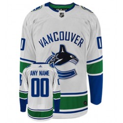 Vancouver Canucks Customize White Adidas NHL Jersey
