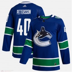 Vancouver Canucks Elias Pettersson 40 Adidas 2019-20 Authentic Blue NHL Jersey