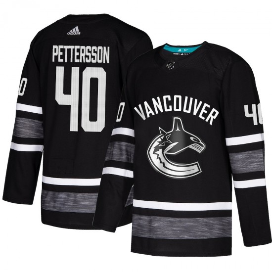 Vancouver Canucks Elias Pettersson 40 Black 2019 All-Star Adidas NHL Jersey Authentic