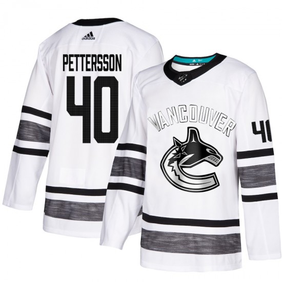 Vancouver Canucks Elias Pettersson 40 White 2019 All-Star Adidas NHL Jersey Authentic