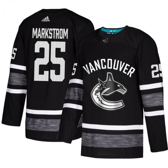 Vancouver Canucks Jacob Markstrom 25 Black 2019 All-Star Adidas NHL Jersey Authentic