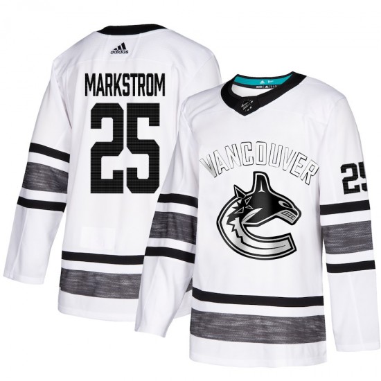 Vancouver Canucks Jacob Markstrom 25 White 2019 All-Star Adidas NHL Jersey Authentic