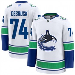 Vancouver Canucks Jake DeBrusk 74 Fanatics 2024-2025 Away White NHL Jersey Authentic