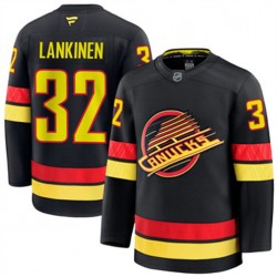 Vancouver Canucks Kevin Lankinen 32 Fanatics 2024-2025 Third NHL Jersey Authentic