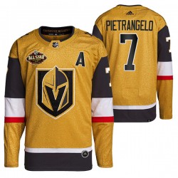 Vegas Golden Knights Alex Pietrangelo 7 2022 All-Star Gold NHL Jersey Authentic