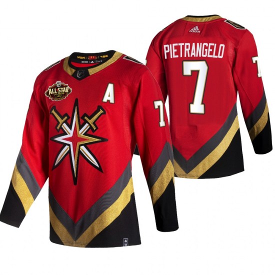 Vegas Golden Knights Alex Pietrangelo 7 2022 All-Star Reverse Retro NHL Jersey Authentic