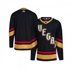 Vegas Golden Knights Blank Adidas 2022-2023 Reverse Retro Black NHL Jersey Authentic