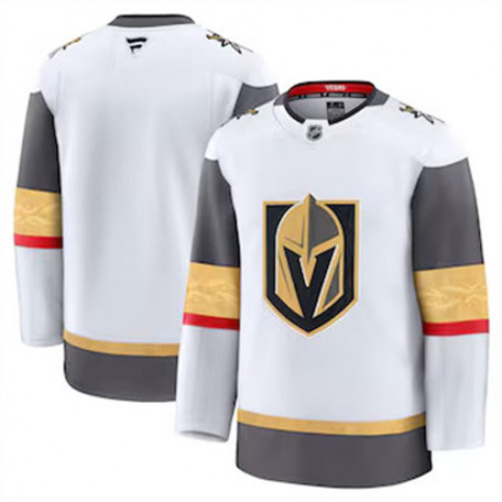 Vegas Golden Knights Blank Fanatics 2024-2025 Away White NHL Jersey Authentic