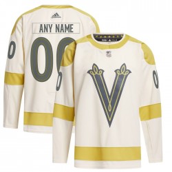 Vegas Golden Knights Custom Adidas 2024 Winter Classic White NHL Jersey Authentic