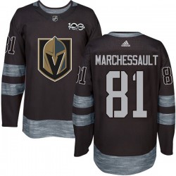 Vegas Golden Knights Jonathan Marchessault 81 1917-2017 100th Anniversary Adidas Black NHL Jersey Authentic