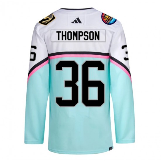 Vegas Golden Knights LOGAN THOMPSON 36 2023 All-Star Adidas White NHL Jersey Authentic