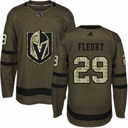 Vegas Golden Knights Marc-Andre Fleury 29 2017-18 Adidas Camo Green NHL Jersey Authentic