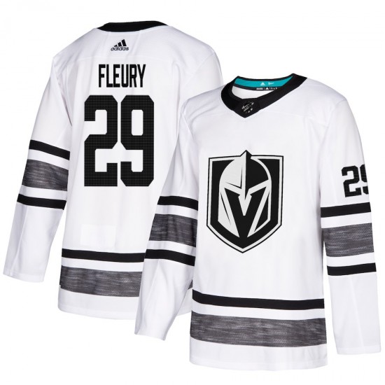 Vegas Golden Knights Marc-Andre Fleury 29 White 2019 All-Star Adidas NHL Jersey Authentic