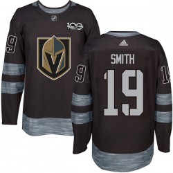 Vegas Golden Knights Reilly Smith 19 1917-2017 100th Anniversary Adidas Black NHL Jersey Authentic