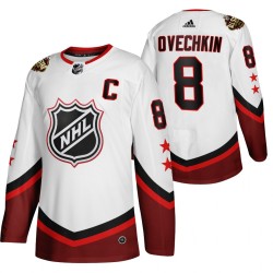 Washington Capitals Alex Ovechkin 8 2022 All-Star White NHL Jersey Authentic
