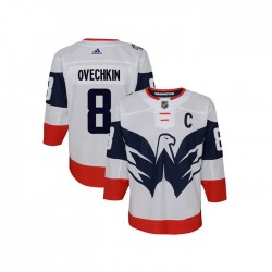 Washington Capitals Alexander Ovechkin 8 Adidas 2023 NHL Stadium Series White NHL Jersey Authentic
