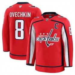 Washington Capitals Alexander Ovechkin 8 Fanatics 2024-2025 Home NHL Jersey Authentic
