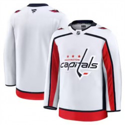 Washington Capitals Blank Fanatics 2024-2025 Away White NHL Jersey Authentic