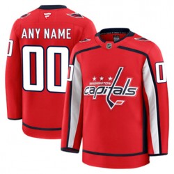 Washington Capitals Custom Fanatics 2024-2025 Home NHL Jersey Authentic