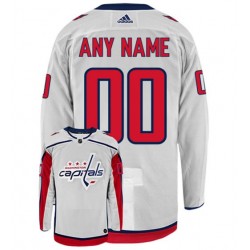 Washington Capitals Customize White Adidas NHL Jersey