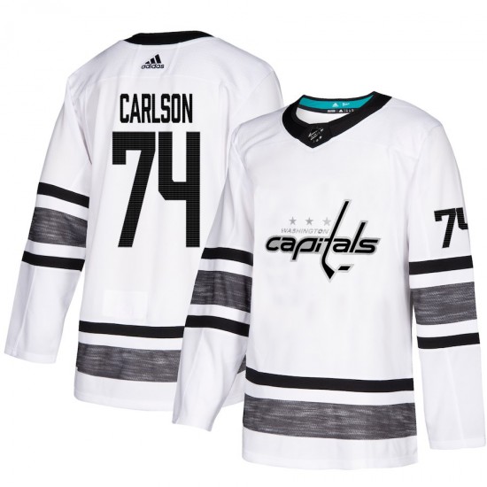 Washington Capitals John Carlson 74 White 2019 All-Star Adidas NHL Jersey Authentic