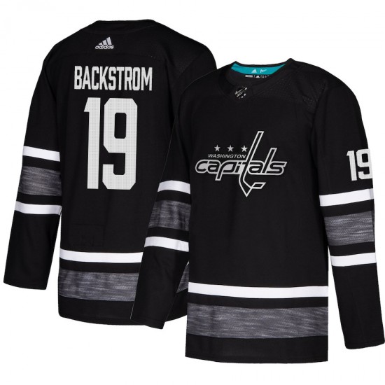 Washington Capitals Nicklas Backstrom 19 Black 2019 All-Star Adidas NHL Jersey Authentic