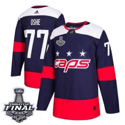 Washington Capitals T.J. Oshie 77 2018 Stanley Cup Final Patch Adidas Stadium Series NHL Jersey