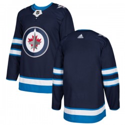 Winnipeg Jets Blank 2017-18 Adidas Navy NHL Jersey Authentic