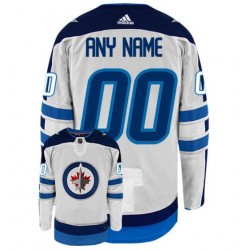 Winnipeg Jets Customize White Adidas NHL Jersey