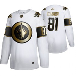 Winnipeg Jets Kyle Connor 81 Adidas 2019-20 Authentic Golden Edition White NHL Jersey