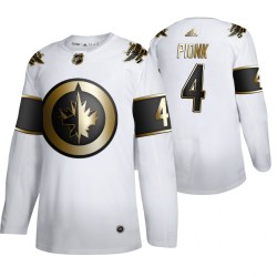 Winnipeg Jets Neal Pionk 4 Adidas 2019-20 Authentic Golden Edition White NHL Jersey