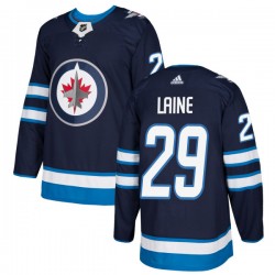 Winnipeg Jets Patrik Laine 29 2017-18 Adidas Navy NHL Jersey Authentic