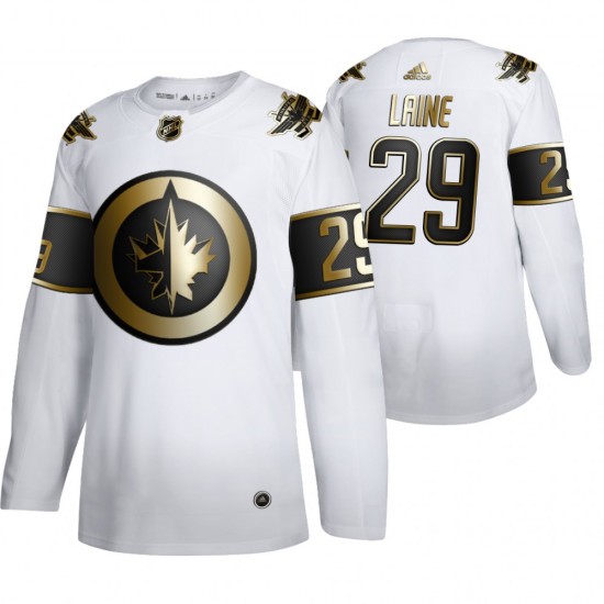 Winnipeg Jets Patrik Laine 29 Adidas 2019-20 Authentic Golden Edition White NHL Jersey